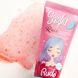 Mascarilla nocturna de rosas