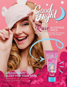 Mascarilla nocturna de rosas
