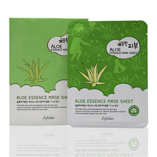 Mascarilla facial de esencia de aloe vera Esfolio