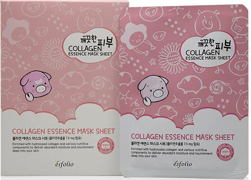 Mascarilla facial de esencia de colágeno Esfolio