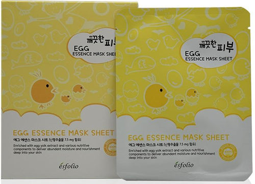 Mascarilla facial de esencia de yema Esfolio